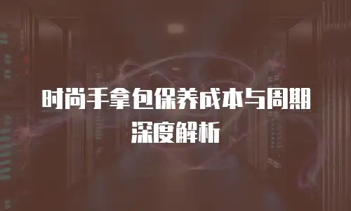 时尚手拿包保养成本与周期深度解析