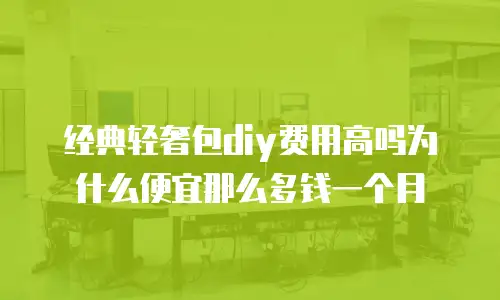经典轻奢包diy费用高吗为什么便宜那么多钱一个月