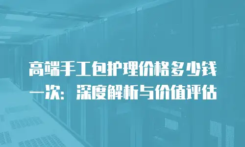 高端手工包护理价格多少钱一次：深度解析与价值评估