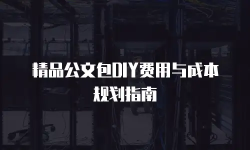 精品公文包DIY费用与成本规划指南