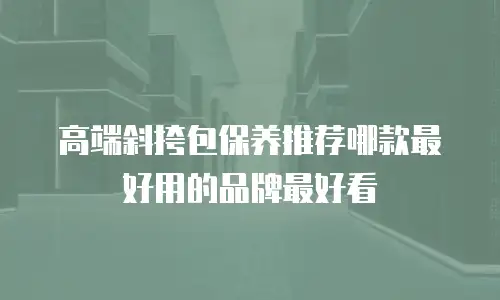 高端斜挎包保养推荐哪款最好用的品牌最好看