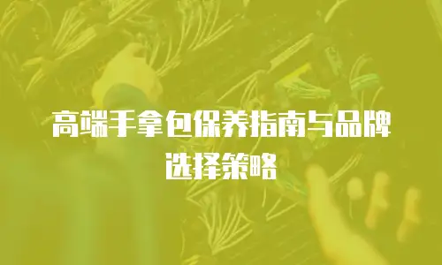 高端手拿包保养指南与品牌选择策略