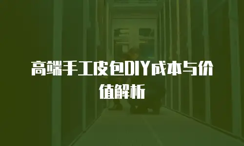 高端手工皮包DIY成本与价值解析