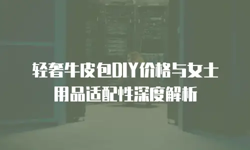 轻奢牛皮包DIY价格与女士用品适配性深度解析