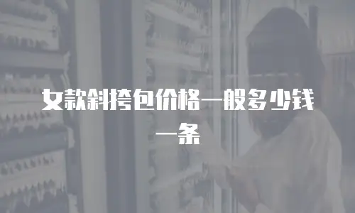 女款斜挎包价格一般多少钱一条
