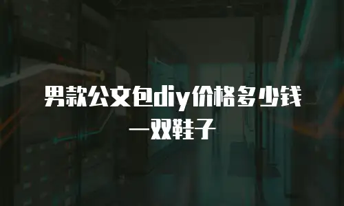 男款公文包diy价格多少钱一双鞋子
