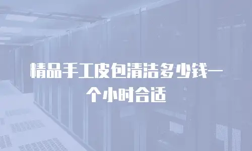 精品手工皮包清洁多少钱一个小时合适