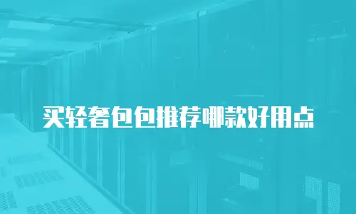 买轻奢包包推荐哪款好用点