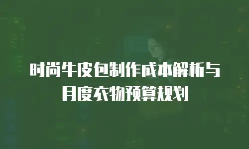时尚牛皮包制作成本解析与月度衣物预算规划
