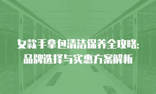 女款手拿包清洁保养全攻略：品牌选择与实惠方案解析