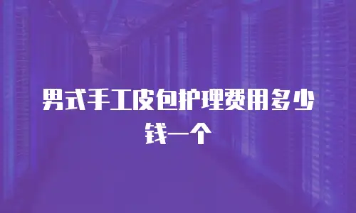 男式手工皮包护理费用多少钱一个