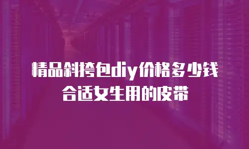 精品斜挎包diy价格多少钱合适女生用的皮带