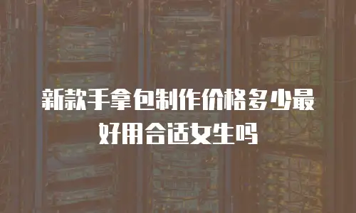 新款手拿包制作价格多少最好用合适女生吗
