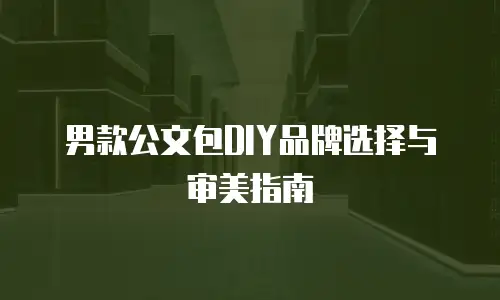 男款公文包DIY品牌选择与审美指南