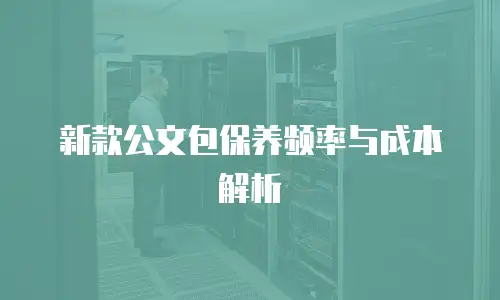 新款公文包保养频率与成本解析