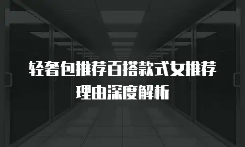 轻奢包推荐百搭款式女推荐理由深度解析