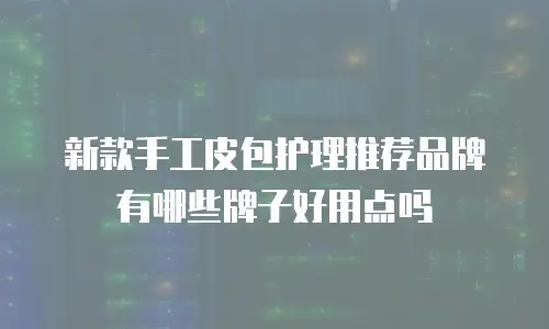 新款手工皮包护理推荐品牌有哪些牌子好用点吗