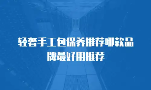 轻奢手工包保养推荐哪款品牌最好用推荐