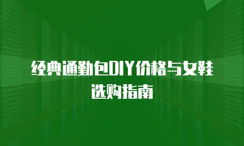经典通勤包DIY价格与女鞋选购指南
