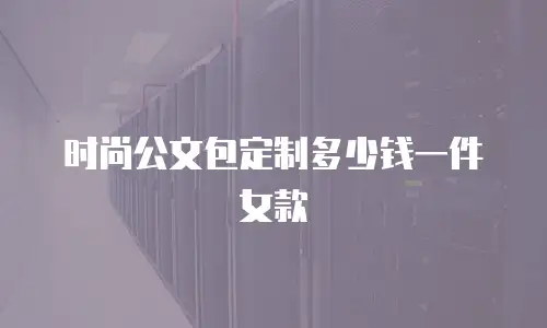 时尚公文包定制多少钱一件女款
