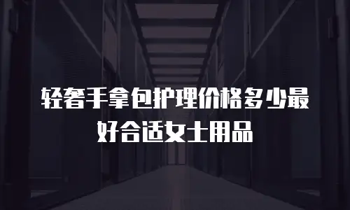 轻奢手拿包护理价格多少最好合适女士用品