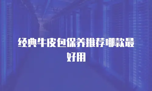 经典牛皮包保养推荐哪款最好用