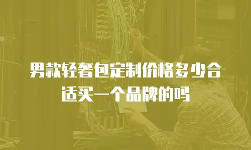男款轻奢包定制价格多少合适买一个品牌的吗