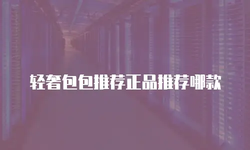 轻奢包包推荐正品推荐哪款