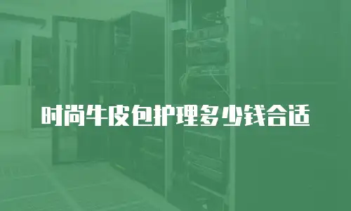 时尚牛皮包护理多少钱合适