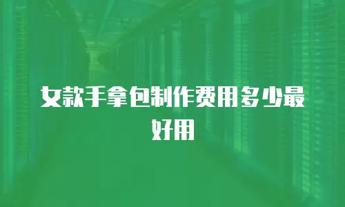 女款手拿包制作费用多少最好用