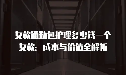女款通勤包护理多少钱一个女款：成本与价值全解析