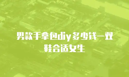男款手拿包diy多少钱一双鞋合适女生