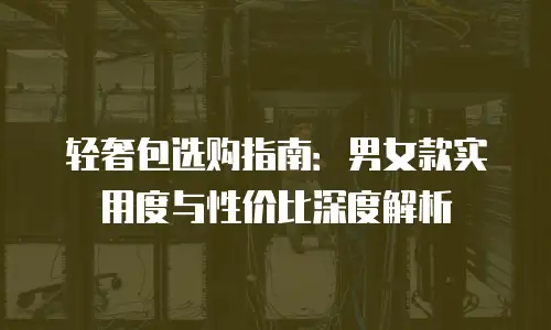 轻奢包选购指南：男女款实用度与性价比深度解析