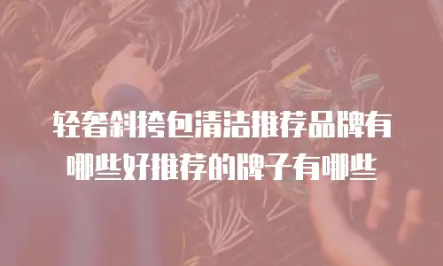 轻奢斜挎包清洁推荐品牌有哪些好推荐的牌子有哪些