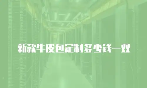 新款牛皮包定制多少钱一双