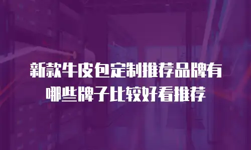 新款牛皮包定制推荐品牌有哪些牌子比较好看推荐