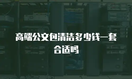 高端公文包清洁多少钱一套合适吗