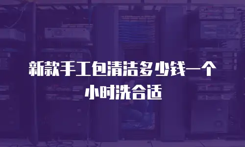 新款手工包清洁多少钱一个小时洗合适