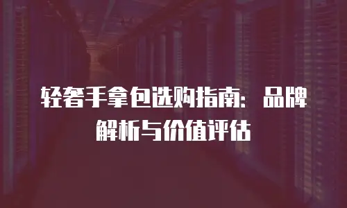 轻奢手拿包选购指南：品牌解析与价值评估