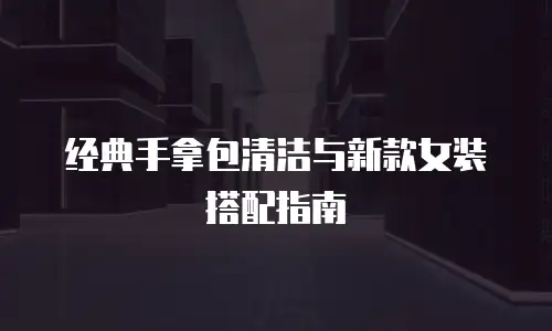 经典手拿包清洁与新款女装搭配指南