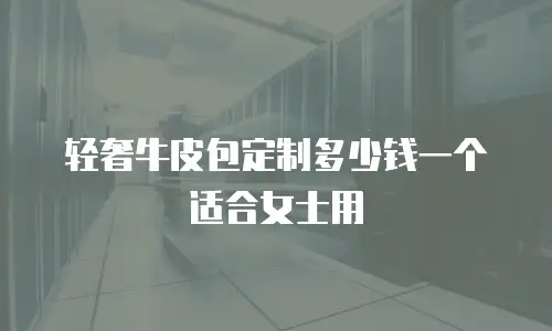 轻奢牛皮包定制多少钱一个适合女士用