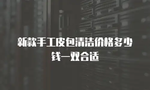 新款手工皮包清洁价格多少钱一双合适