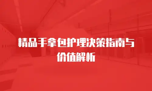 精品手拿包护理决策指南与价值解析
