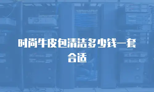 时尚牛皮包清洁多少钱一套合适