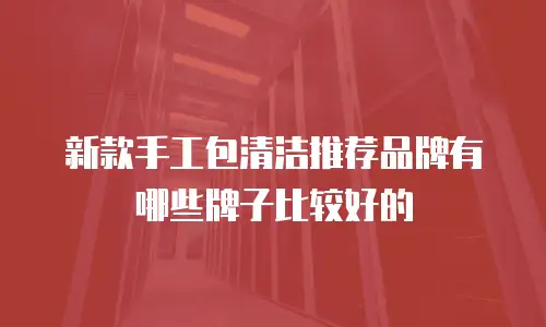 新款手工包清洁推荐品牌有哪些牌子比较好的