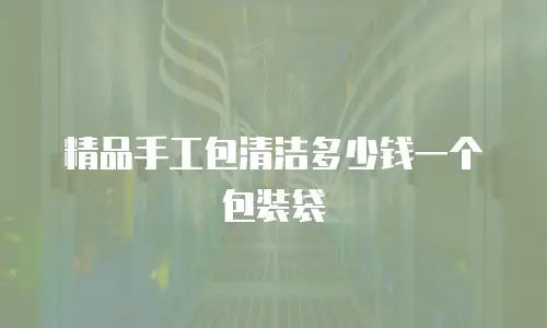 精品手工包清洁多少钱一个包装袋