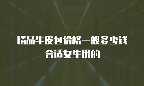 精品牛皮包价格一般多少钱合适女生用的