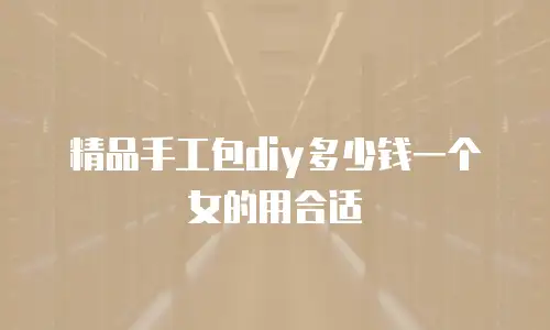 精品手工包diy多少钱一个女的用合适
