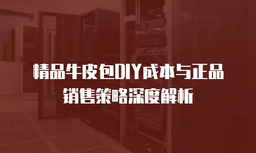 精品牛皮包DIY成本与正品销售策略深度解析