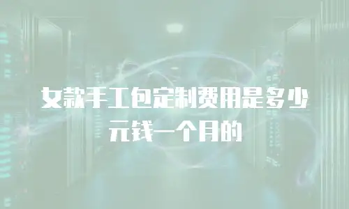女款手工包定制费用是多少元钱一个月的